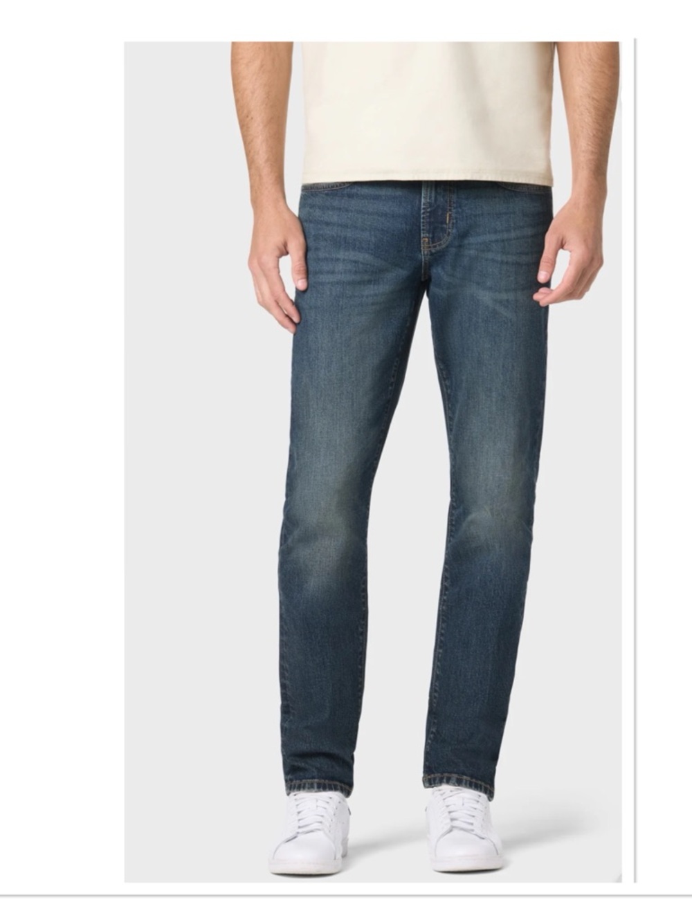 HUDSON Men's Slim Straight "Blake" Jeans - Dark Blue